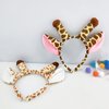 Halloween Giraffe Headband Bow Tie Tail Deer Antlers Ears Hair Hoops Bowtie Animal Fawn Horns Headpiece Hairband Hair Bands Women Christmas Holiday Festival Cosplay Dress Up Birthday Party Accessories