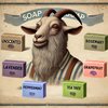Grace Harbor Old Goat Soap – Premium Goat Milk Bar Soap with MSM for Aging Skin – All Natural Small Batch – For Seniors Only – Six Pack with Sisal Soap Saver Bag (Variety 6 Pack)