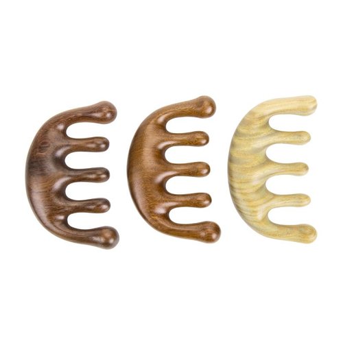 Comb Wooden Wide Tooth Comb for Curly Hair Detangling Sandalwood Comb