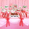 Strawberry Party Decorations Berry First Birthday Party Decor Sweet Strawberry Hanging Swirls 24pcs Kids Baby Shower Party Supplies, Assembled and Ready to Use