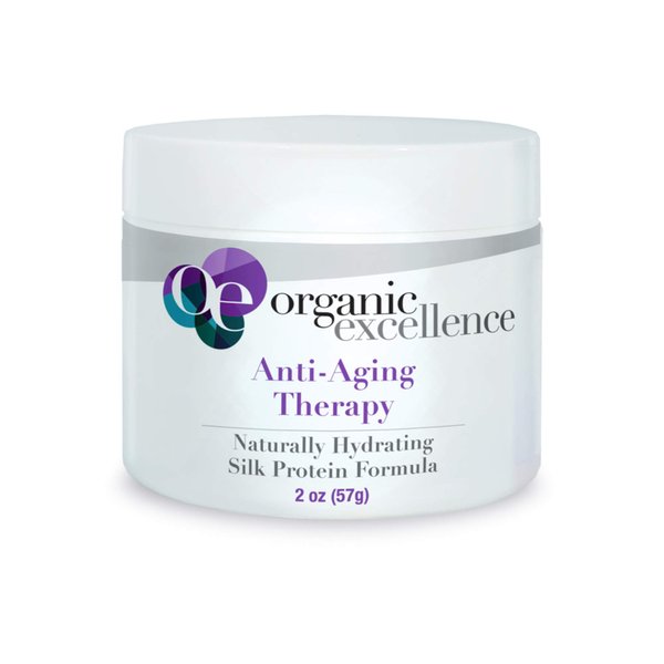 Organic Excellence Organic Moisturizer Face Cream, All Natural Face Moisturizer with Silk Protein to Hydrate, Nourish Protect Skin and Promote Collagen Production Non-Toxic & Fragrance-Free 2 oz