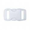 PARACORD PLANET Brand Contoured Side Release Buckle – 3/8 Inch (White, 25 Pack)