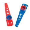 Fun Express USA Patriotic Kazoos Toys for Kids - Set of 12 Noisemakers - Fourth of July Party Favors and Giveaways