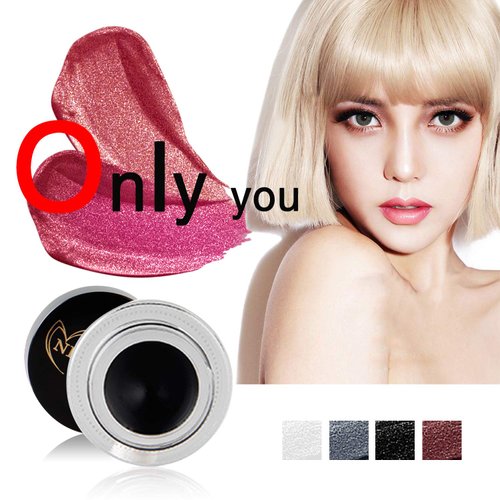 5Pcs Makeup Set Eyliner Eyeshadow Powder Puff Foundation