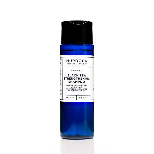 Murdock London Black Tea Strengthening Shampoo 250ml - Caffeine-Infused Formula for Fuller, Thicker Looking Hair, 250ml