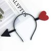 Funny Love Heart for Arrow Headband Valentines Day Elastic Hair Hoop Hair Accessories for Holiday Costume Party Hats and Caps