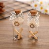 Danmu 40ml Small Glass Bottles, Mini Bottles, Jars with Wood Cork Stoppers, Wish Bottles, Message Bottles for Wedding Favors, Baby Shower Favors, DIY Craft 12 Pack 1.18" x 3.14"