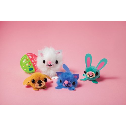 KLUTZ My Pom-Pom Pet Shop Craft Kit , Green Medium