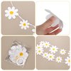 JJUNW 3 Packs Daisy Boho Banner Party Decorations, Daisy Garland Kit, Groovy Party Favors White Daisy Decor, Daisy Paper Cutouts for Indoor Outdoor Girls Shower Birthday Party Supplies