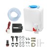 AOCISKA Universal Car Windshield Washer Bottle,12V Windshield Washer Fluid Reservoir Bottle Kit with Pump Jet Button Switch Windshield Tank,OEM: 160186 Windshield Washer Kit Fit Most Car UTV Boat ect