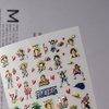 ONE Piece Nail SSTICKER 3D Anime Nail Sticker ONE Piece Nail DECALEmbossed Nail Art Stickers Decals Self Adhesive Nail Sticker Kawaii Design Anime Nail Stickers for Women, Girls, Kids, Gift (Monkey)
