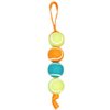 212 Main 4 Nylon Stacked Tennis Ball Tug Dog Toy