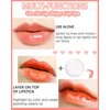 Plumping Lip Glow Oil, Hydrating Tinted Lip Oil Gloss, Transparent Toot Lip Oil, Long Lasting Lip Balm Moisturizing Glow Oil Fresh Texture, Glitter Shine Primer Lip Tint Lip Care Product-#0000