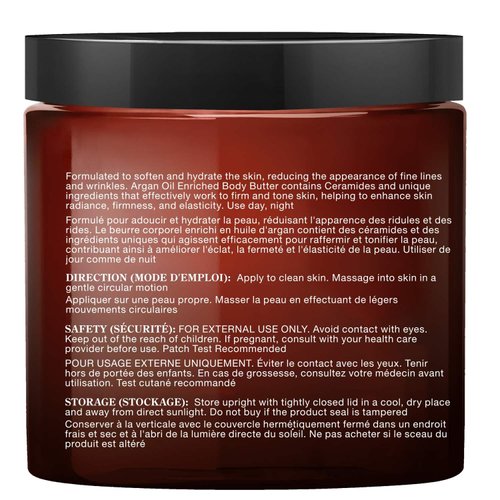MAJESTIC PURE Whipped Argan Oil Body Butter for Women & Men - With Ceramides, Vitamin E & A & Vegan Collagen - For Skin, Face, & Appearance of Wrinkles & Fine Lines - 8oz