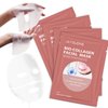 Ueseinl Deep Collagen Lifting Mask Overnight Bio-Collagen Jelly Gel Mask, Hydration Bio Collagen Overnight Hydrogel Face Mask, for Glass Glow Skin, Firming, Moisturizing and Evens Skin Tone, 4PCS