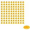 SOHAPY 100Pcs Mini Yellow Rubber Ducks Tiny Baby Shower Rubber Ducks, Squeak Fun Baby Yellow Rubber Bath Toy float Fun Decorations for Shower Birthday Party Favors Cupcake Carnival Game Gift (100Pcs)