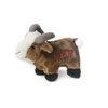 Copa Judaica Chewish Treat Nosh Goat Squeaker Plush Dog Toy, 6.5 by 4.5-Inch, Multicolor