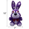 FNAF Nights Plush Toys - Bonnie Plush Stuffed Animal Rabbit Plush Toy for Children, Boys & Girls, Purple, 10 Inches
