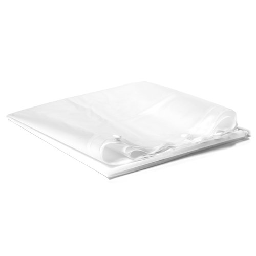 Hookless It's A Snap! Plastic PEVA Snap-In Replacement Shower Curtain Liner for Hookless Curtain with No Sheer Window, 70" x 69", Water-Repellent, Easy Install, Frost