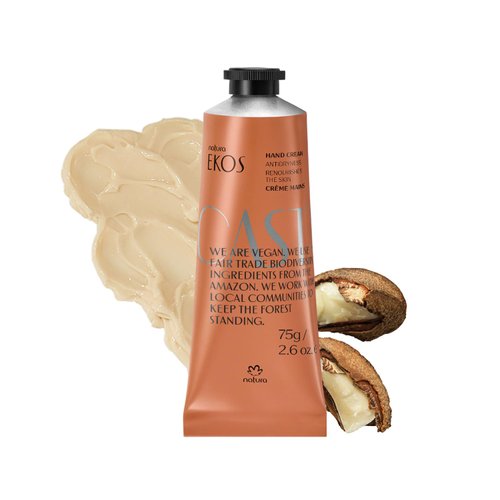 natura - Ekos Castanha (Brazil Nut) Hand Cream - Anti-Dryness Hand Balm - 24-Hour Deep Hydration ...