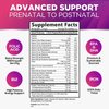 Prenatal Multivitamin with Folic Acid & DHA, Prenatal Vitamins Supplement, Folate, Omega 3, Vitamins D3, B6, B12 & Iron, Women's Pregnancy Support Prenatal Vitamins, Non-GMO Gluten Free - 60 Softgels