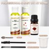 Simpout Natural Henna Hair Kit - Henna Powder with Rose Water & Brow Stain Remover, No Ammonia, No Lead, Professional Henna Kit for Salon & Home Use (Black)
