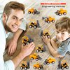 Restroma 40 Pieces Mini Construction Vehicles Bulk Pull Back Construction Trucks Engineering Vehicles Small Construction Toys for Kids Construction Party Favors, 12 Styles