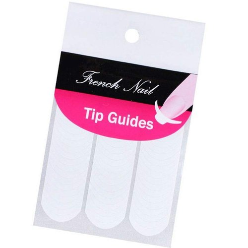 240 Pcs Nail Sticker,Manicure Nail Art Tips Form Guide Sticker Edge Tape DIY Stencil Tool Nail Art Stickers and Decals