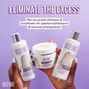BOLD UNIQ Purple Hair Mask - Toner For Blonde, Platinum, Bleached, Silver, Gray, Ash & Brassy Hair - Remove Yellow Tones & Condition Dry, Damaged Hair - Cruelty Free & Vegan - 6.76oz