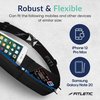 Fitletic Bolt Double Pocket Running Belt & Active Fanny Pack For Men & Women – Water Resistant, Lightweight Sleek Design – Patented No Bounce Hip Hugging Fit – Holds Any Phone