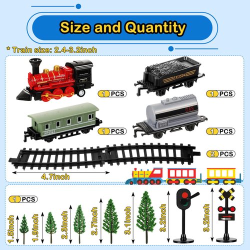 13 Pcs Train Cake Toppers Cute Train Party Cake Decorations Retro Train Birthday Party Supplies Small Steam Train Toy Kit Railroad Traffic Lights Cake Topper for Birthday Railway Train Theme Party