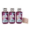 Bath & Body Works Hello Beautiful Aloe + Vitamin E Shower Gel 3 Piece Bundle with Himalayan Salts Springs Sample Soap
