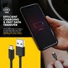 VOLT+ Professional Quick 2.0 Charge MicroUSB Compatible with Jabra Talk 55 (2PACK) 6Ft/1.8M Long Data Charging Cable Plus Extra Strength for Fast & Quick Charge Speeds!