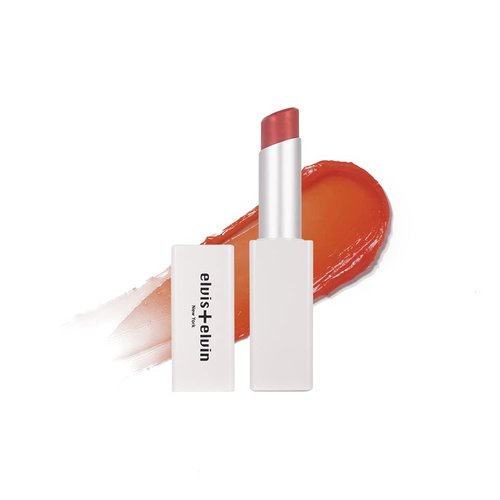 elvis+elvin Tsubaki Tinted Hydrating Lip Balm, Long Lasting Treatment, Lip Repair for Dry, Moisturizing Lip Care, Lip Care Essentials, many colors, 0.11oz (080 Vermilion)
