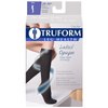 Truform Women's Compression Stockings, 20-30 mmHg, Knee High Length, Closed Toe, Opaque, Beige, Medium