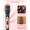 5 in 1 Curling Wand Set: Ohuhu Curling Iron Wand 5Pcs 0.35 to 1.25 Inch Interchangeable Ceramic Barrel Heat Protective Glove 2 Clips Dual Voltage Hair Curler for Girl Women Mother Gift Rose Gold