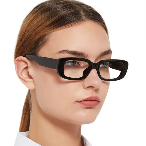 MARE AZZURO Stylish Reading Glasses Women Unique Readers 0 1.0 1.25 1.5 1.75 2.0 2.25 2.5 2.75 3.0 3.5 4.0 5.0 6.0 (Black, 100)