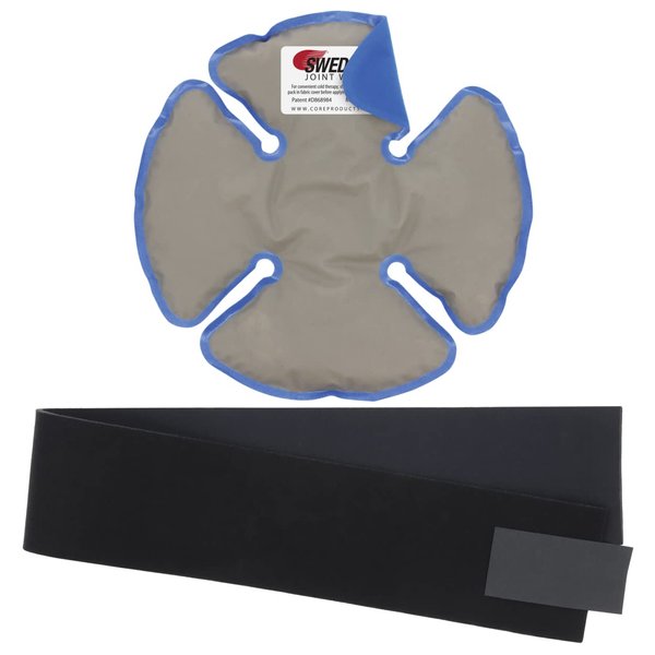 Swede-O Joint Wrap Intense Cold Therapy Pack Flexible for Knee, Shoulder, Elbow & Ankle includes Compression Strap - Made in The USA