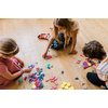 Math for Love 21st Century Pattern Blocks - Set of 132 Colorful Wooden Blocks in Eight Shapes for Creative STEAM Play at Home or School