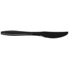 Fineline settings Disposable Plastic Knives | Black | Flairware Collection | Pack of 100 Knife, 8 inches