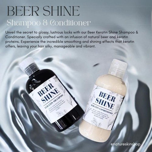 Beer Shine Keratin Shampoo & Conditioner