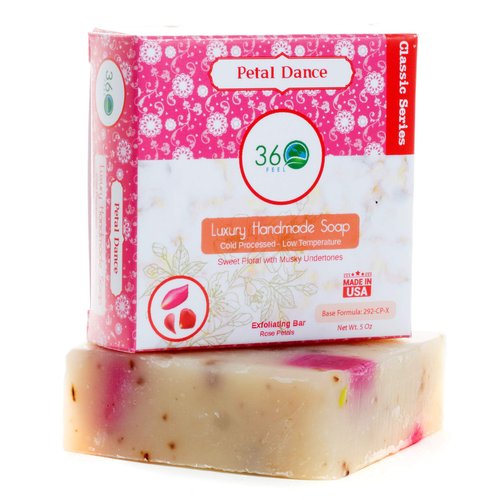 360Feel Cut Flower Soap -5oz Handmade Soap bar -Floral with undertones- Pure Essential Oil Natural Soaps Gift ready