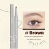 GHFCZOO 2Pcs Dual-Tip Lower Eyelash Pencil, Waterproof Anti-Smudge Bottom Lash Pen, Ultra-Slim Dual Pronged Liquid Eyeliner, 3D Natural Under Lash Liner for Eye Makeup (Brown*2pcs)