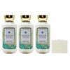 Bath & Body Works Midnight Swim - 3 Pack Of Body Lotion With a Natural Oats Sample Soap.