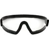 Birdz Eyewear Wing Watersports, Skydiving & Motorcycle Safety Goggles Padded Black Frame w/Clear Smoke Yellow Lenses