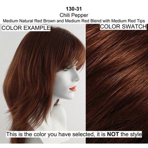 Easihair Rampage Ponytail Color 130/31 Chili Pepper Hairpieces 9.5&quot; - 13&quot; Length Reversible Claw ...