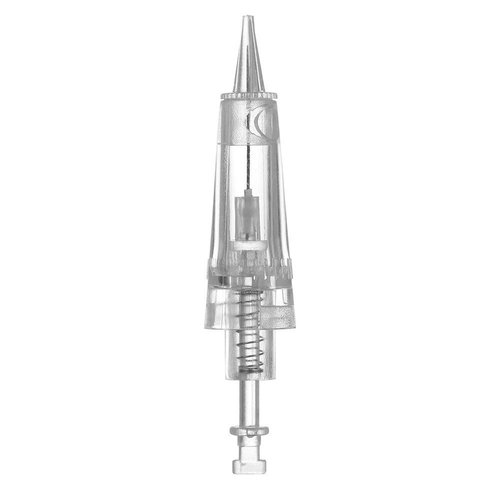50pcs Permanent Makeup Cartridge Needles Disposable Permanent Makeup Tattoo Needles for Cordless Tattoo Machine for Ombre Powder Brows Microblading (5P/5R/5RL)