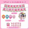 94 Pcs Axolotl Birthday Decorations Party Supplies Axolotl Cupcake Toppers Balloons Happy Birthday Banner Stickers