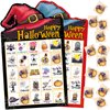 Fancy Land Halloween Bingo Game for Kids 24 Players Halloween Die-Cut Bingo Cards Party Favors Activity Supply