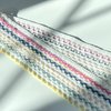 Multicolor Pagoting Cotton Lace Trim - 2 Inch Width - 10 Yards per Pack - Off-White Base